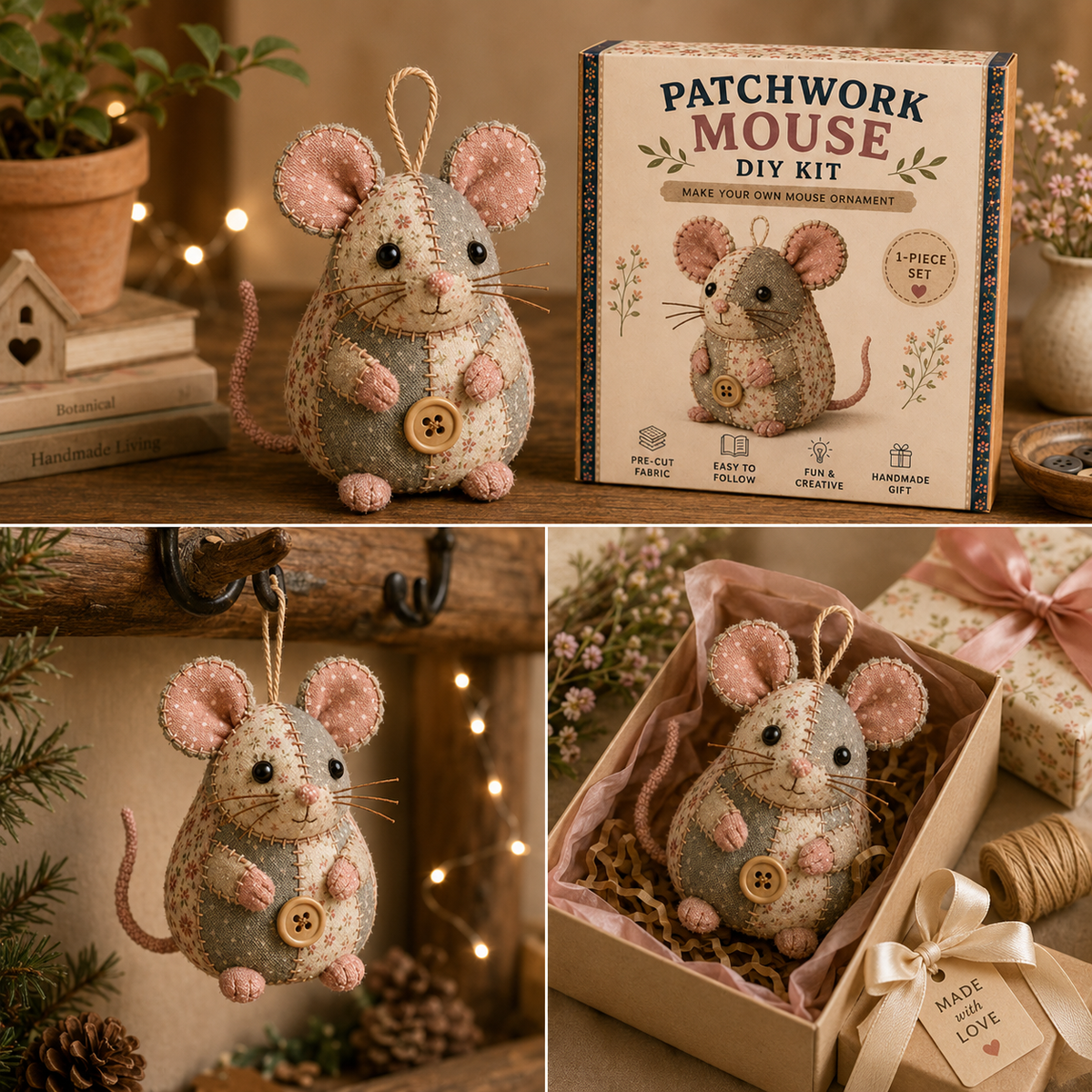 StitchMouse – DIY-Patchwork-Bastelset