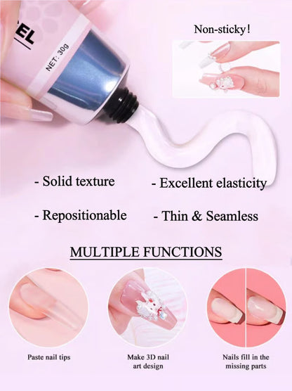 TitanHold – Kit de adhesivo UV sólido para uñas