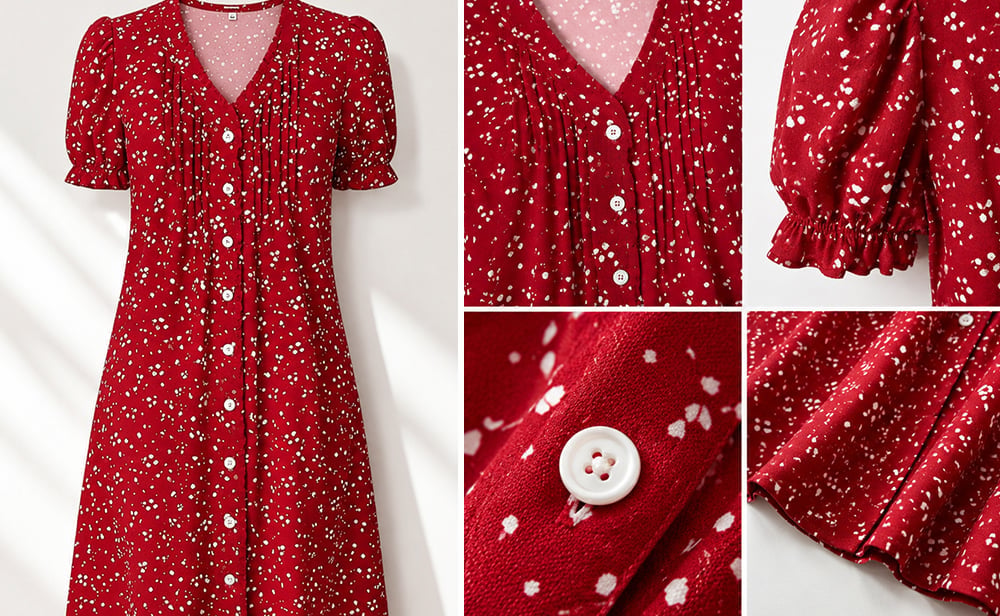 ElegantEase – Atmungsaktives Kleid mit Taschen