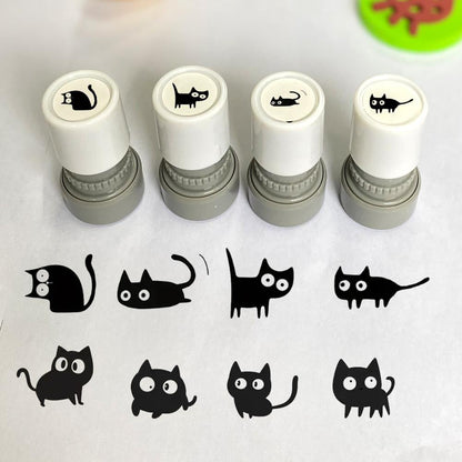 MeowMark – Juego de sellos con patrón de gatos