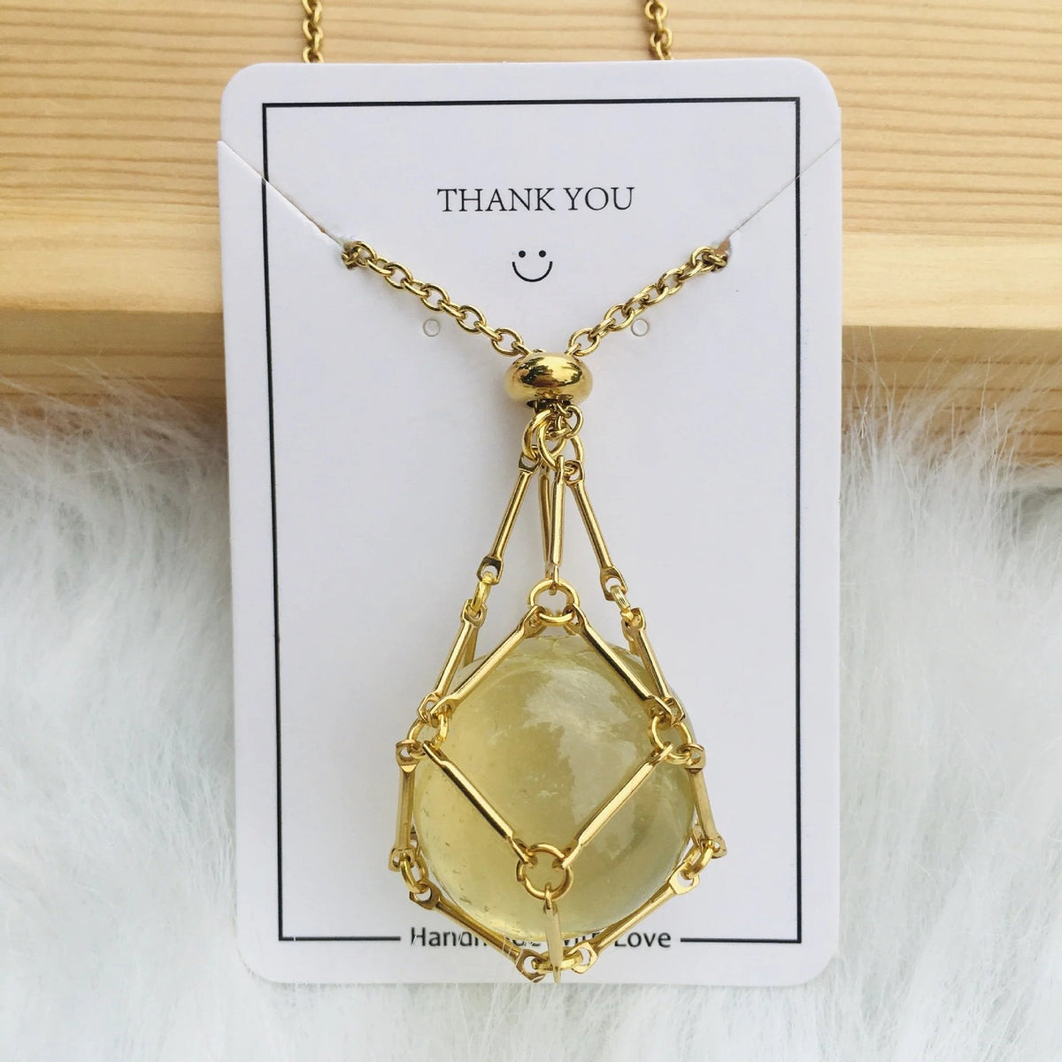 SoulBound - Collar de cristal curativo natural