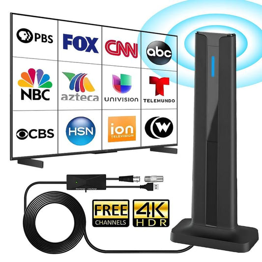 📺 Antena de TV - Antena Digital HD - HDTV interior 1080P 4K (largo alcance) 🎁
