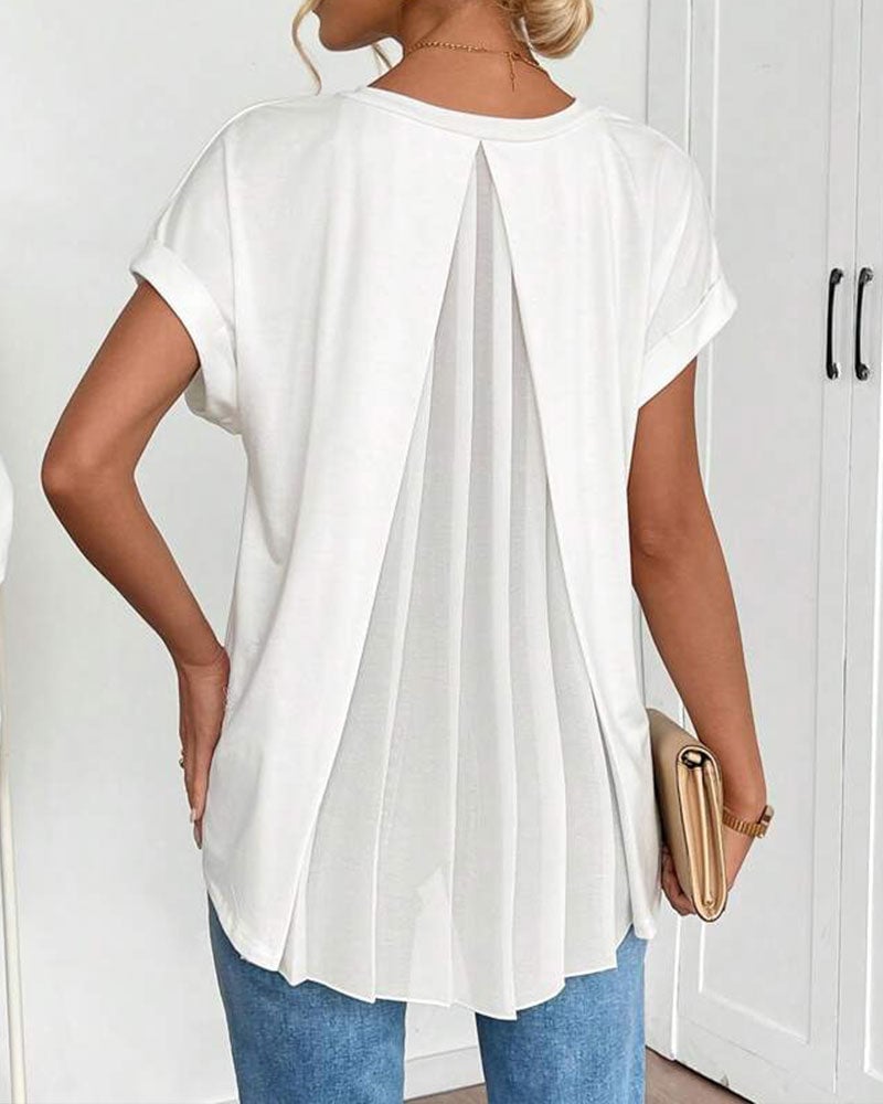 UrbanStitch V – Camiseta informal de patchwork