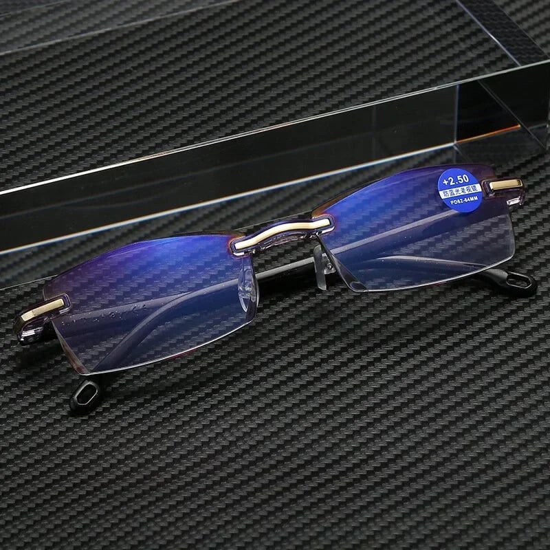 VisionGuard – Gafas de lectura de doble uso Sapphire antirreflejante de luz azul