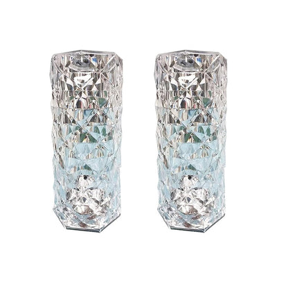 AuraShine – Mehrfarbige Kristall-Diamant-Rosenlampe