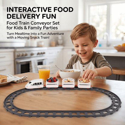 FunRail – Servierset mit rotierendem Essenszug