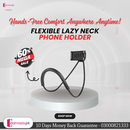 LazyGrip – Soporte de teléfono manos libres para el cuello