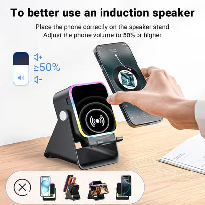 BeatStand – Altavoz Bluetooth multifunción inalámbrico