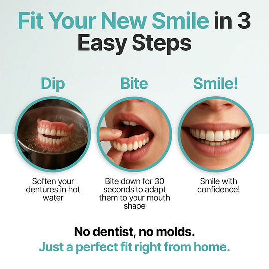 SmileLock – Solución premium de prótesis dentales completas