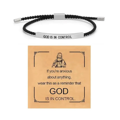 FaithAura – Inspire-Armband „Gott hat die Kontrolle“