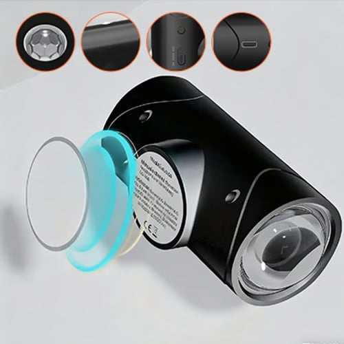NeoGlow – Aplique de pared inteligente magnético y recargable
