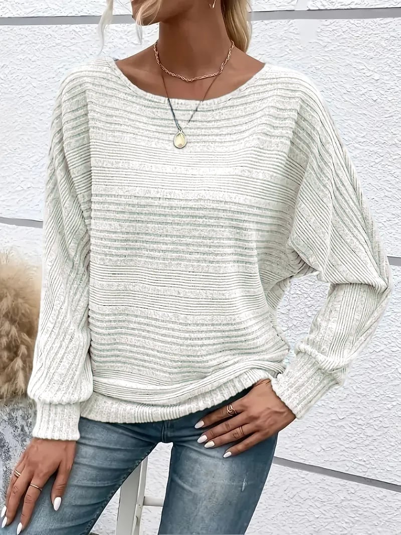 SoftAura – Damen-Pullover mit Fledermausärmeln