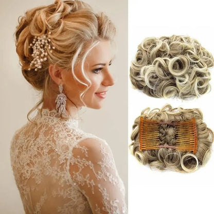 CurlNest – Moño Despeinado para un Estilo Chic Diario