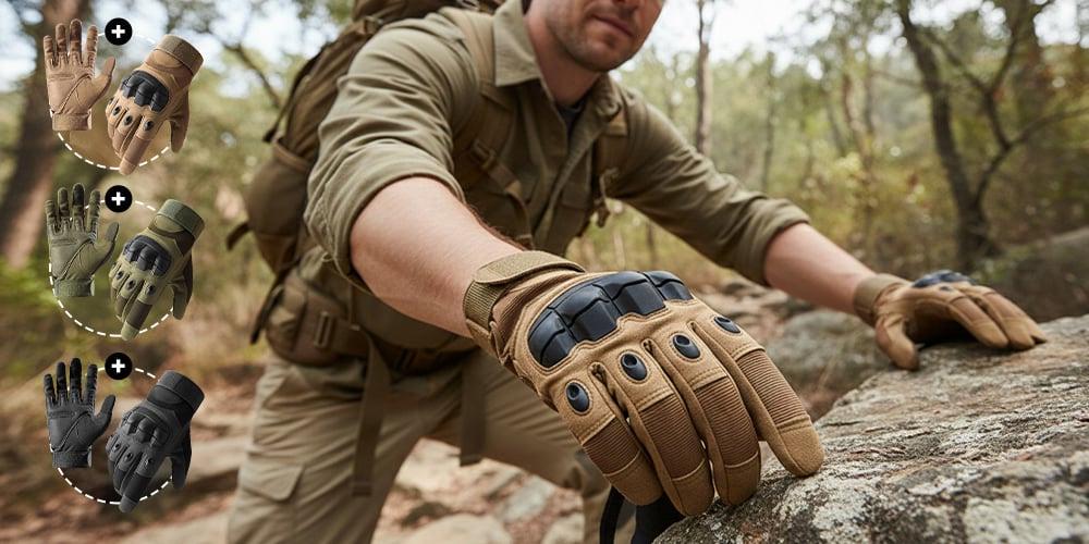 Guantes Tácticos de Agarre con Dedos Completos - IronClad Pro