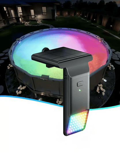 PoolShine – Luz ambiental junto a la piscina con energía solar