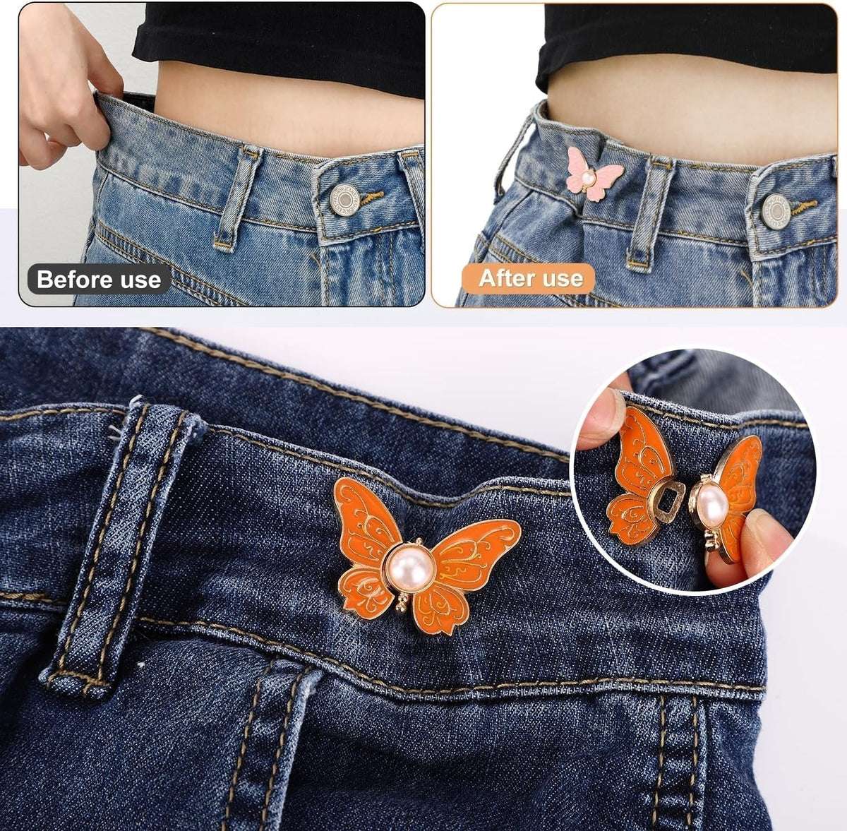 ButterflyHug – Ajustadores de cintura fáciles de usar