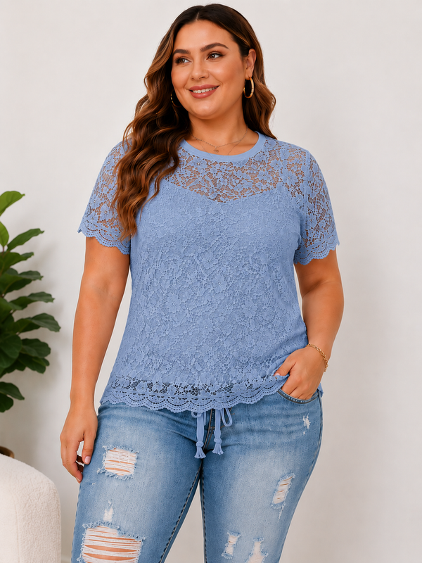 DenimBloom – Jeans vaqueros cortos de tiro alto