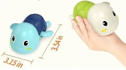 TinyTide - Set de juguete interactivo de tortugas para el baño