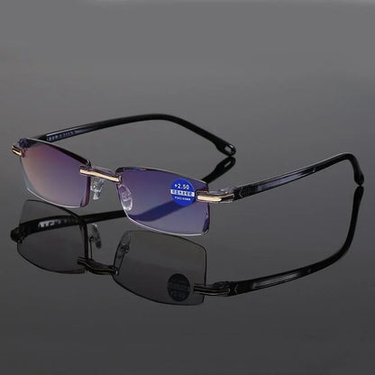 VisionGuard – Gafas de lectura de doble uso Sapphire antirreflejante de luz azul