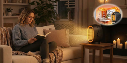 HeatNest – Calefactor eléctrico de sobremesa