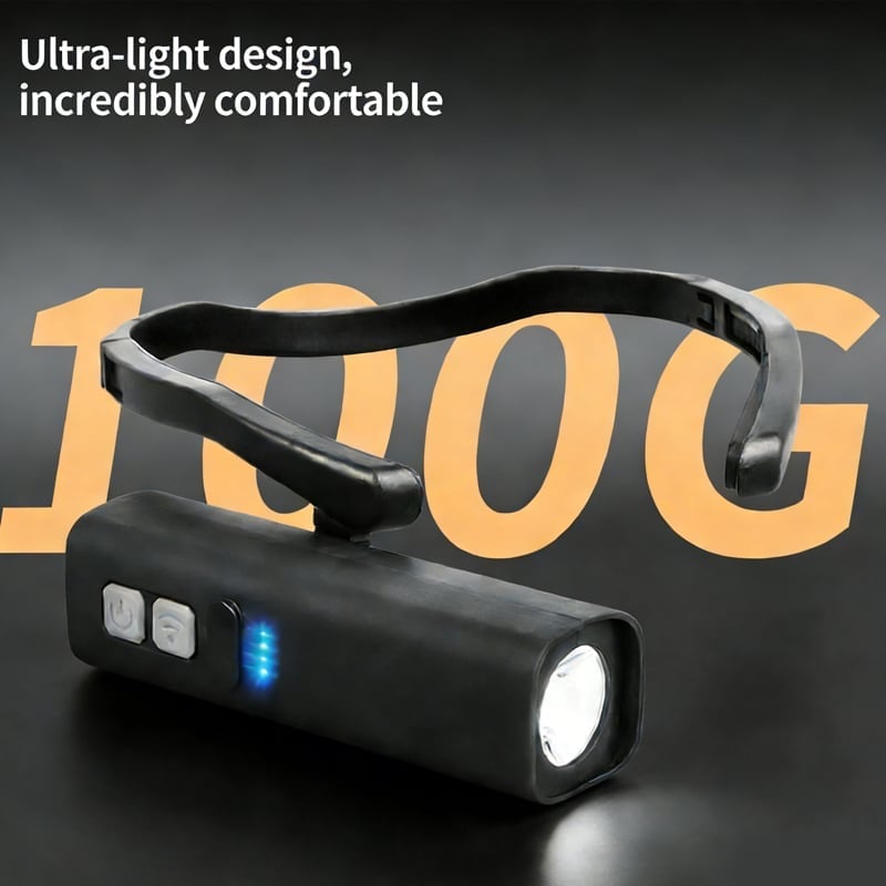 LumiFlex – Linterna frontal inteligente con control gestual