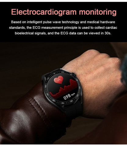 🔥HW schmerzfreie Blutzucker-GANZTÄGIGE Überwachung Smart Bluetooth Uhr