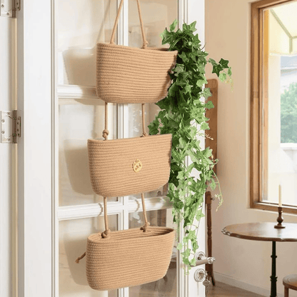 OrganizePro – Organizador colgante decorativo de 3 niveles