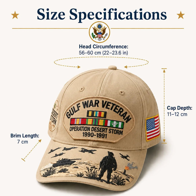 HonorCap – Gorra Homenaje a los Veteranos de la Guerra del Golfo