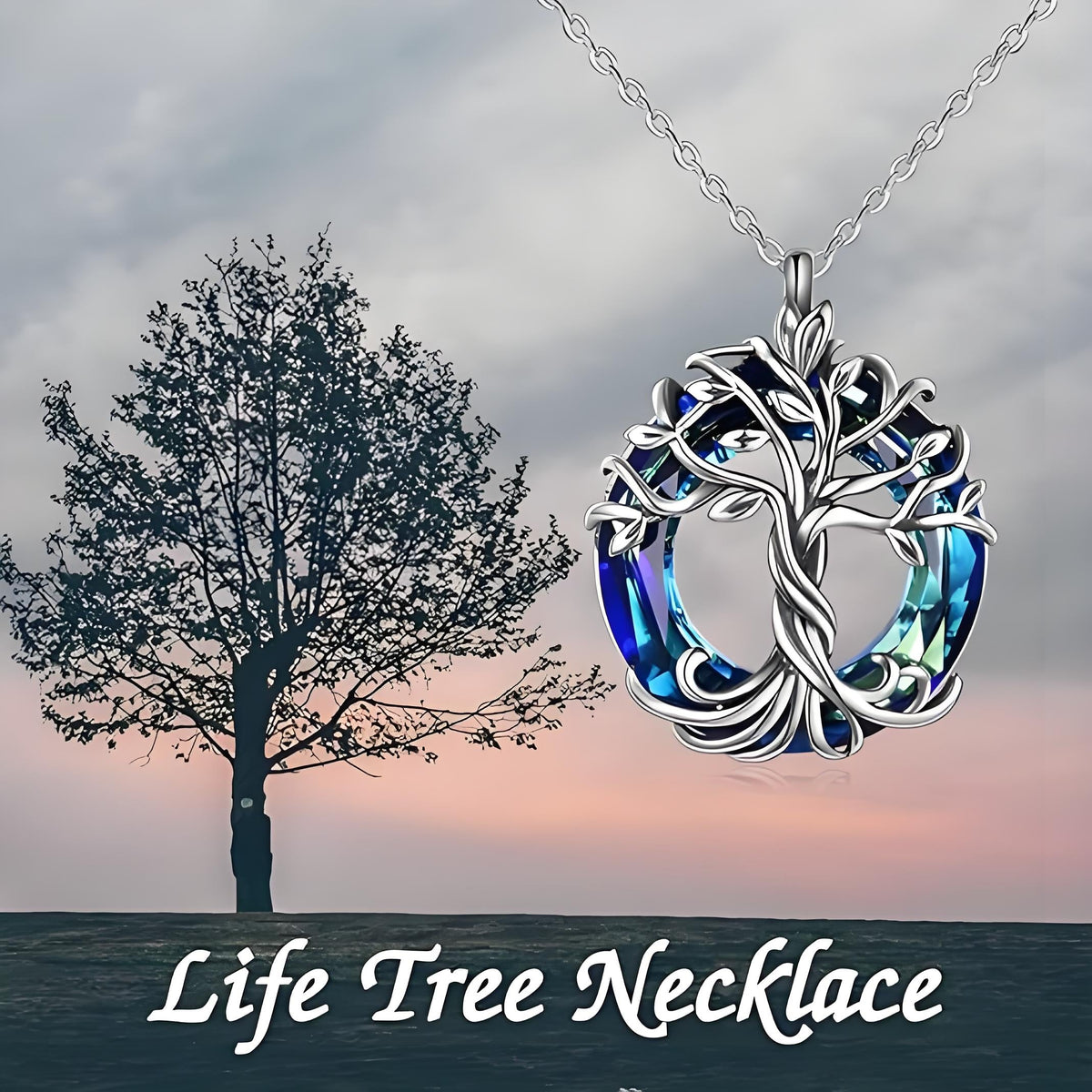 CelestiaTree - Elegante collar de cristal para el Día de la Madre