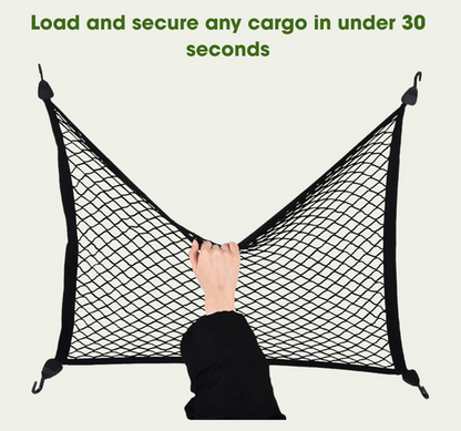 CarryMesh – Organizador Elástico de Carga para Camionetas