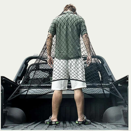 CarryMesh – Organizador Elástico de Carga para Camionetas