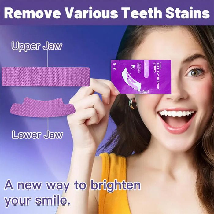AuraBright – Tiras blanqueadoras de dientes avanzadas PAP+