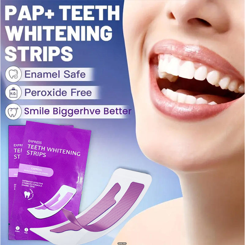 AuraBright – Tiras blanqueadoras de dientes avanzadas PAP+