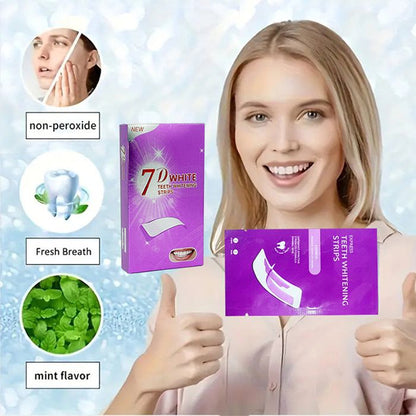 AuraBright – Tiras blanqueadoras de dientes avanzadas PAP+