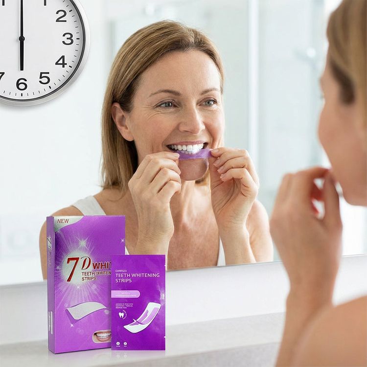AuraBright – Tiras blanqueadoras de dientes avanzadas PAP+