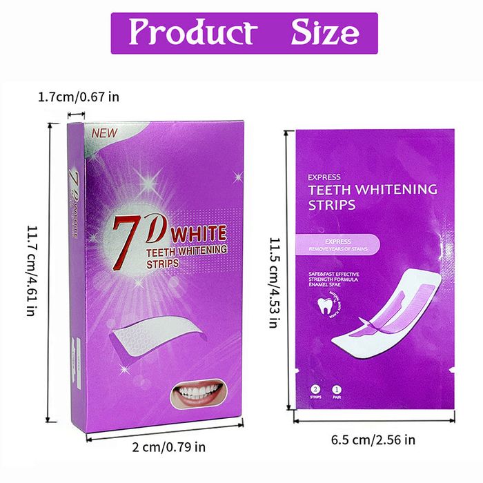 AuraBright – Tiras blanqueadoras de dientes avanzadas PAP+