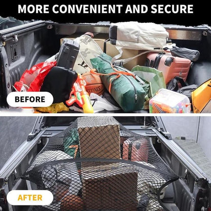 CarryMesh – Organizador Elástico de Carga para Camionetas