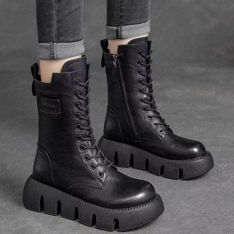 Ultra Comfortable & Warm Leather Boots | ALEVITA