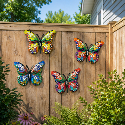 Butteriva – Arte de pared de mariposa metálica
