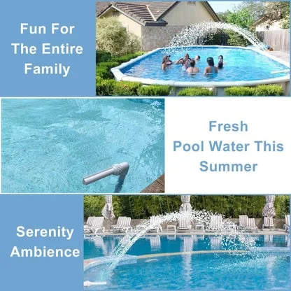 GlowRipple – Fuente solar a control remoto para ambiente de piscina