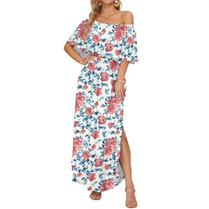 GraceLoom – Vestido Fluido de Hombros