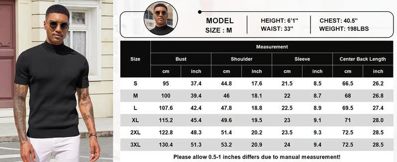 UrbanCore – Herren-Rollkragenpullover