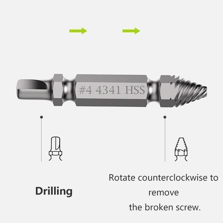 MaxGrip – Juego de extractores de tornillos