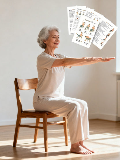ChairFit – 30-Tage-Tagebuch für Stuhl-Yoga zum Abnehmen