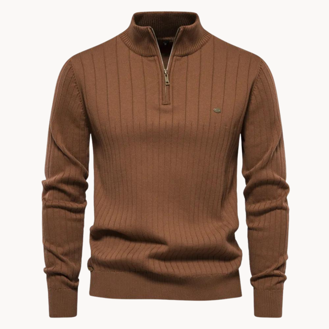 Jenson Quarter-Zip-Pullover | ALEVITA
