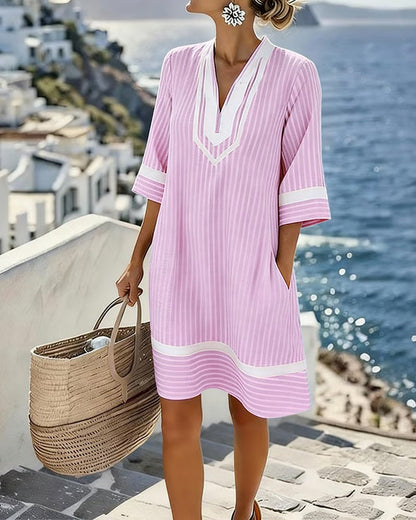 UrbanStripe – Alltagskleid mit Taschen für den Sommer