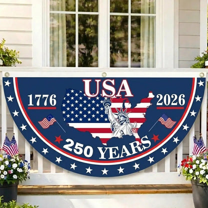 Bandera de abanico del 250.º aniversario de EE. UU.