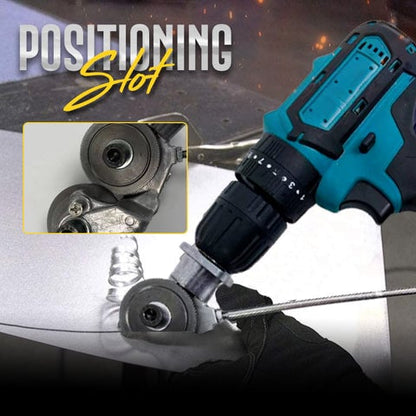 DrillShear – Aditamento cortador de metal para taladro eléctrico