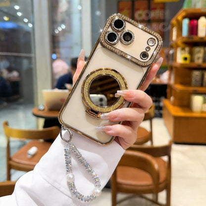 FlashFemme - Luxuriöses Spiegel-Glitzer-Case