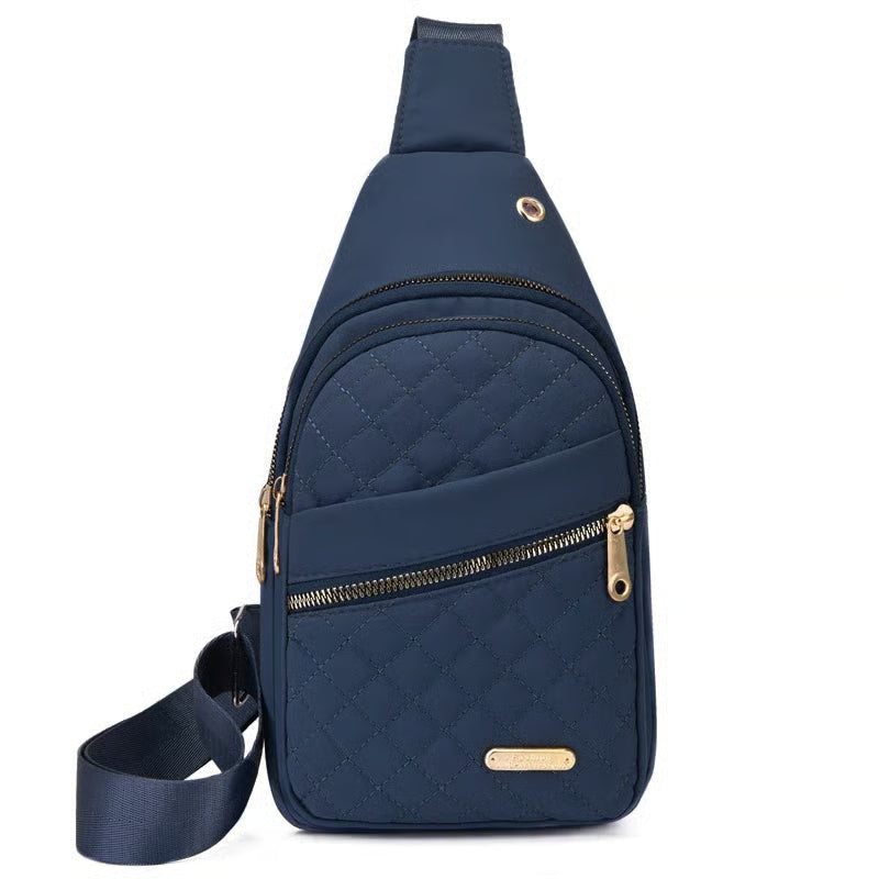LuxeCarry – Bolso cruzado minimalista de color sólido